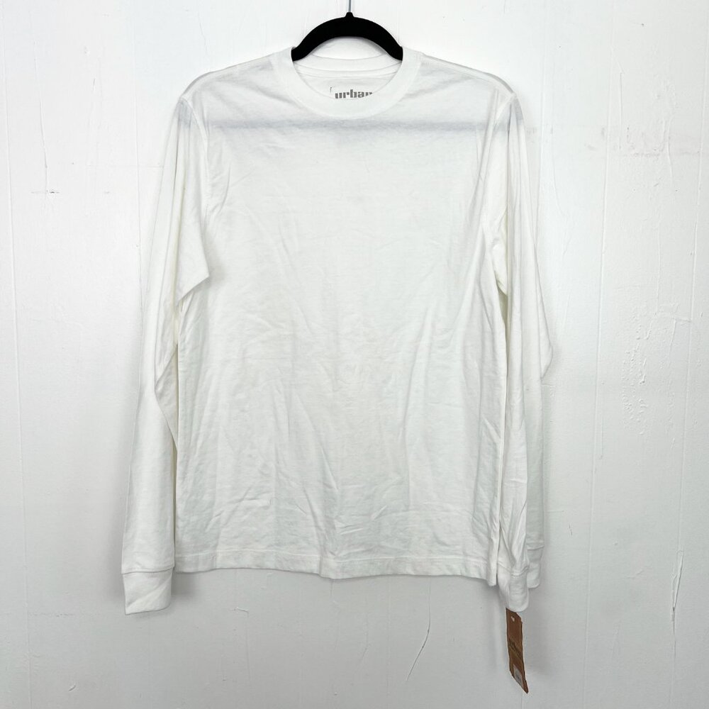 NWT Urban Pipeline White‎ Crewneck Long Sleeve Shirt Kids Boy's Size XL